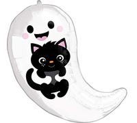 Amscan Anagram 4195101 - Halloween Ghost & Kitty Cuties Shape Foil Balloon - 19"