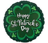 Amscan Anagram 4236101 - St Patrick's Day Green Round Foil Balloon - 18"