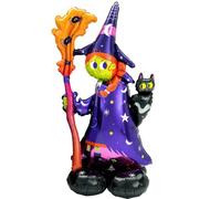 Amscan Anagram 4241811 - Halloween Scary Witch AirLoonz Air-filled Foil Balloon - 55"