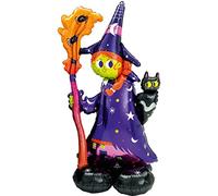 Amscan Anagram 4241811 - Halloween Scary Witch AirLoonz Air-filled Foil Balloon - 55"
