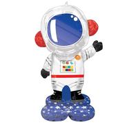 Amscan Foil Balloon Anagram 4281111 Astronaut AirLoonz 57" Air-filled