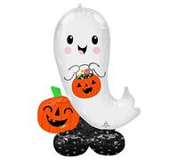 Amscan Anagram 4295411 - Halloween Ghost Airloonz Air-Filled Foil Balloon - 46"