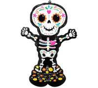 Amscan Anagram 4317911 - Halloween Day of the Dead Skeleton Airloonz Air-Filled Foil Balloon - 52"