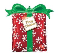 Amscan Anagram 4334101 - Christmas Present Foil SuperShape Balloon - 27"