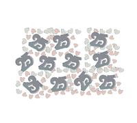 Amscan Anniversary Confetti - 25th in Silver Amscan Silver