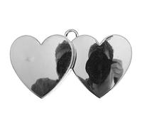 Amscan Balloon Weight "Double Heart", Silver, 170 G