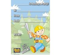 Amscan Bob The Builder Birthday Party Invitations, 8-1/4 x 6", Multi [Parallel Import]