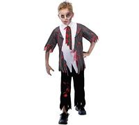amscan Boys School Boy Zombie Halloween Fancy Dress Costume