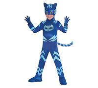 Amscan Child Boys Official PJ Masks Licensed Deluxe Catboy Jumpsuit Fancy Dress Costume