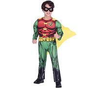 Amscan Child Boys Official Warner Bros. Licensed Deluxe Robin Classic Fancy Dress Costume