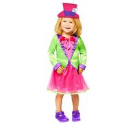 amscan Child Girls Mad Hatter Baby Costume Dress (12-18m)