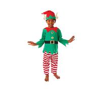amscan Child Kids Little Christmas Elf Santas Little Helper Fancy Dress Costume