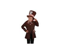 Amscan Child Mad Hatter Costume 8-10 Years - Brown - 8-10 Years