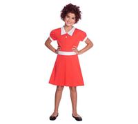 Amscan Child Orphan Annie Musical Fancy Dress Costume 8-10 Years - Red - 8-10 Years