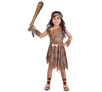 amscan Childrens Cave Girl Fancy Dress Costume (4-6 Years)