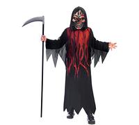 Amscan - Children's Dark Shadow Reaper Costume, Robe with Mask, Grim Reaper, Carnival, Theme Party, Halloween