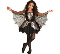 amscan Childs Iridescent Spider Web Girl Fancy Dress Halloween 10-12 Years