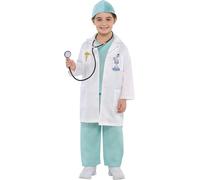 amscan - Childs Kids Doctor's Scrubs Surgeon Book Day Week Fancy Dress Costume