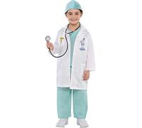 Amscan - Childs Kids Doctor's Scrubs Surgeon Book Day W ancy Dress Costume Age: 2-6 Years