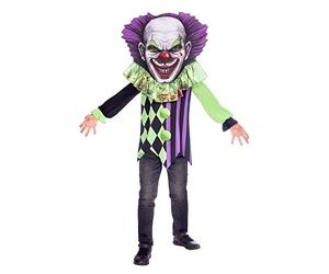 amscan Childs Scary Clown Big Head Halloween Fancy Dress Costume