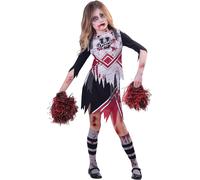 amscan Childs Zombie Cheerleader Fancy Dress
