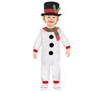 Child Snowman Fancy Dress Christmas Costume (12-18 Months)
