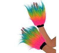 amscan Colorful Furry Hand Warmers, 2 Pcs.