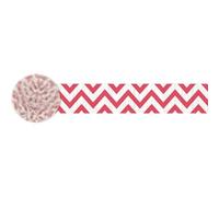 Amscan Crepe Chevron Streamer Red/white (One Size)