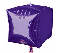 Amscan Cubez Purple Foil Balloon 15"/38cm