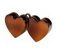 Amscan Dual Heart Balloon Weight Chocolate (One Size)