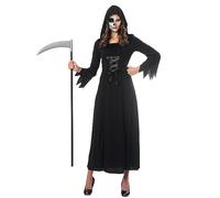 amscan Female Grim Reaper Halloween Fancy Dress Costume
