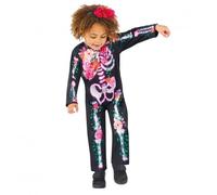 Amscan Floral Skeleton Childrens Halloween Costume