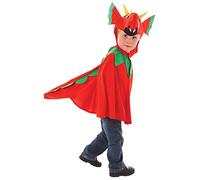 Amscan 994994 - Kids Friendly Dragon Hooded Cape World Book Day Fancy Dress Costume Age: 3-7 Yrs