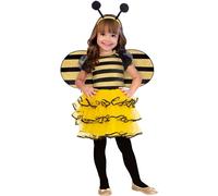 Amscan - Girls Bumble Bee Fancy Dress Costume Age: 1-8 Years