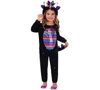 Amscan Girls Dazzling Dino Jumpsuit Halloween Costume