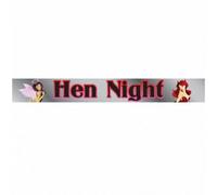 Amscan Good Girl/bad Girl Foil Hen Night Banner Silver/red (One Size)