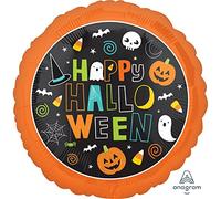 amscan Happy Halloween Foil Balloon-1 Pc, Multi-Colour
