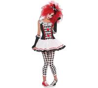 Amscan Harlequin Honey Fancy Dress Costume plus 1