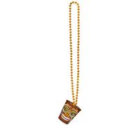 Amscan Hawaiian Tiki Shot Glass Necklace-1pc, Multicolor, 1 Count (Pack of 1)