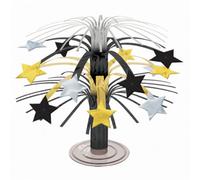 Amscan Hollywood Stars Cascade Centrepiece Black/gold/silver (19Cm)