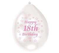 Amscan Int995565 Balloon Pk10 22Cm 18Th Birthday Pi