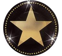 Amscan International 17.7 cm Paper Plates Hollywood, Pack of 8