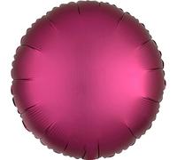 Amscan International 18" Foil Balloon, Satin Pomegranate Round
