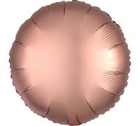 Amscan International 18" Foil Balloon Satin Rose Copper round