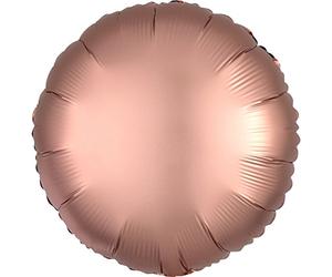 Amscan International 18" Foil Balloon Satin Rose Copper round
