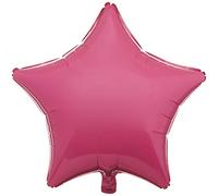 Amscan International 2302901 Foil Balloon, Star Shape, Sd-S: Bright Bubble Gum Pink