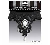Amscan International Adults Skeleton Cameo Choker