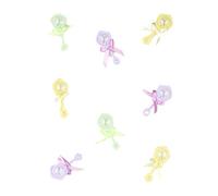 Amscan International Baby Rattle Table Sprinkles, Pack of 8