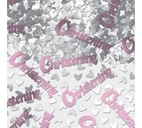 Amscan International Confetti Christening, Pink