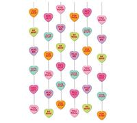 amscan International Hanging String Candy Hearts